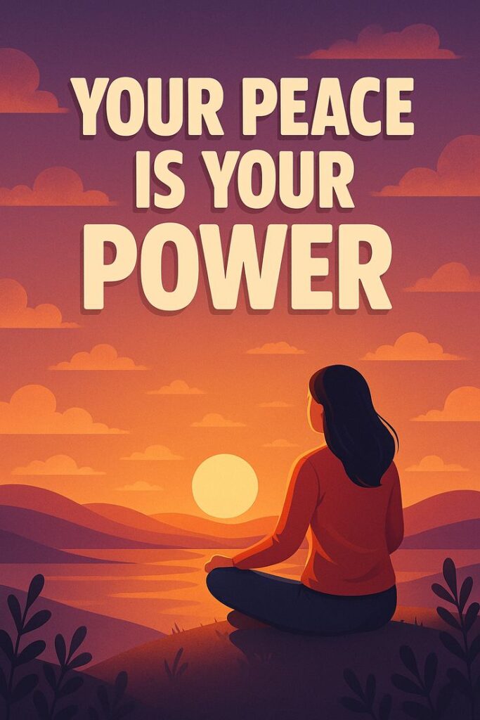 ⭐ YOUR PEACE IS YOUR POWER